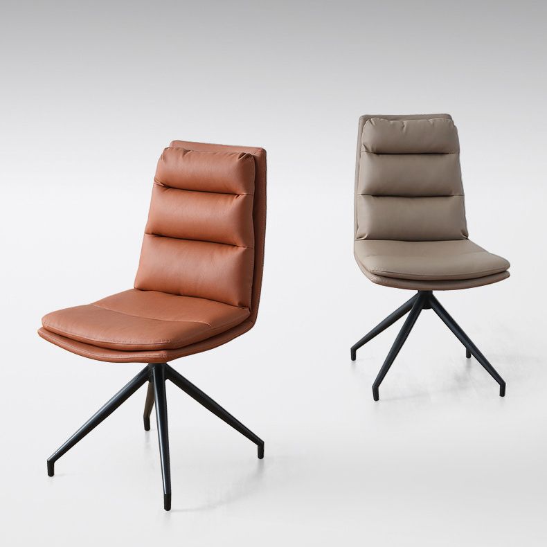 Faux lederen keuken eetstoelen eigentijdse zwenkzijkoelen