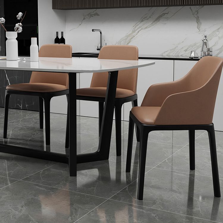 Modern Dining Table Rectangle Dining Sintered Stone Table for Restaurant Clearhalo 'Dining Tables & Seating' 'Dining Tables' 'dining_table' 'furn' 'furn_dining_table' 'Furniture' 'furniture_dining_table' 'Kitchen & Dining Furniture' 'kitchen' 'kitchen_dining_table' 1200x1200_dd03c24b-bb28-4281-8bf7-ffec17c41063