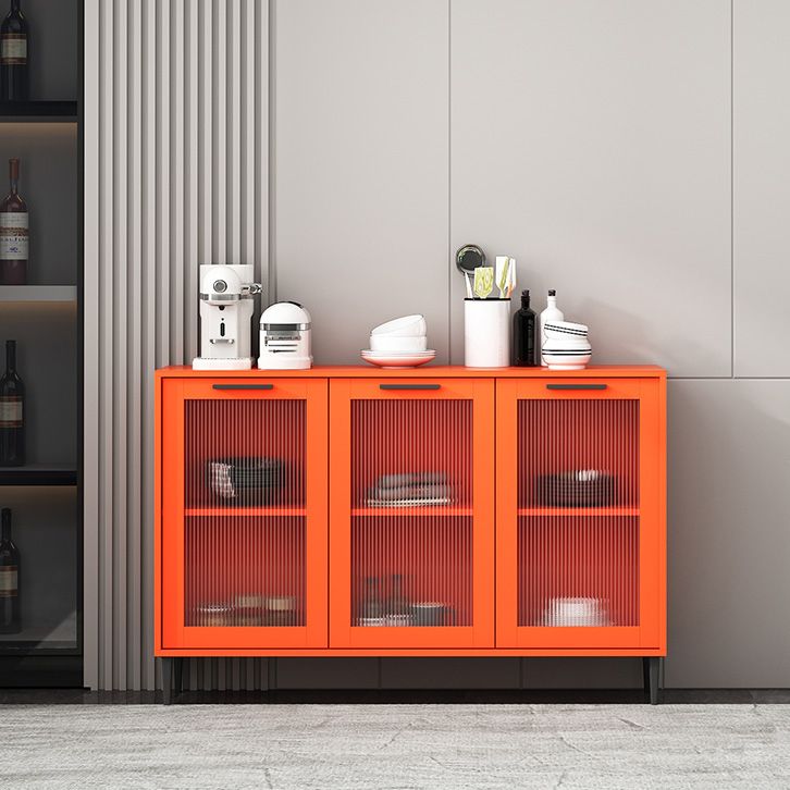 Glass Door Wood Sideboard Modern Server Cabinet with Storage for Living Room Clearhalo 'buffet_sideboard' 'Buffets & Sideboards' 'Furniture' 'furniture_buffet_sideboard' 'Kitchen & Dining Furniture' 1200x1200_dd061b03-60d0-4646-ba8d-0b60217d91cd