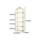 Glam Style Gold Bookshelf Metal Open Shelf Bookcase for Home Clearhalo 'Bookcases' 'furn' 'furn_bookcases' 'Furniture' 'furniture_bookcases' 'Office Furniture' 1200x1200_dd063584-cd2d-4882-a227-0145f5de44da