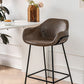 1Pcs Industrial Style Counter Stool Iron Upholstered Bristol Bar Stool with Bucket Seat Clearhalo 'Bar Furniture' 'Bar Stools' 'bar_stools' 'furniture_bar_stools' 'Kitchen & Dining Furniture' 'kitchen&dining_furn' 'kitchen' 'kitchen_furn' Furniture' 1200x1200_dd07ec6d-8356-4c35-9fa4-e1f9d07a3fa8