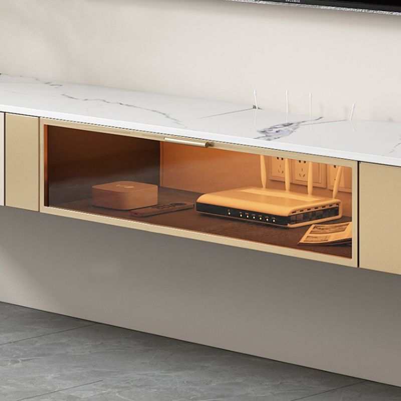 Armadio TV in ardesia Stile splendido Simple casa TV montata a parete console