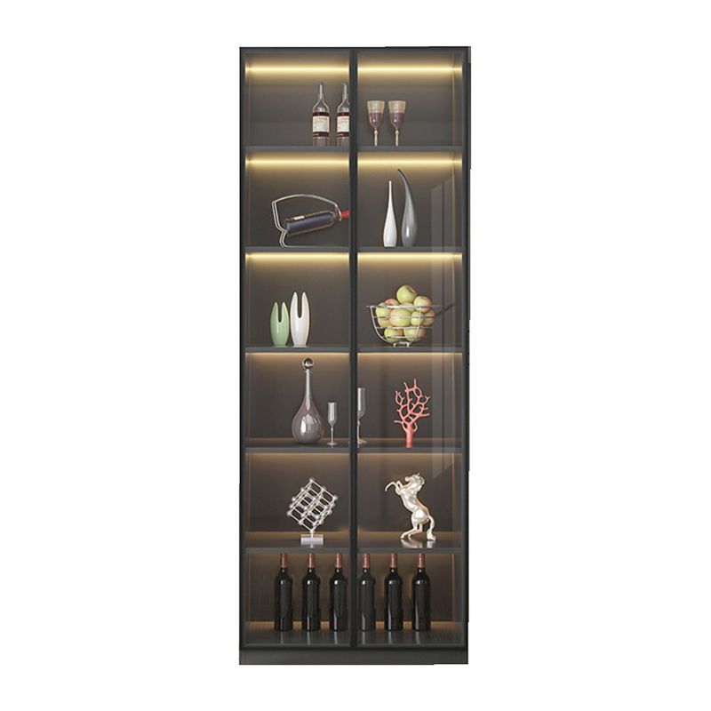 Modern Sideboard Cabinet Faux Wood Sideboard with Doors for Kitchen Clearhalo 'buffet_sideboard' 'Buffets & Sideboards' 'furn' 'furn_buffet_sideboard' 'Furniture' 'Kitchen & Dining Furniture' 1200x1200_dd0960d5-af1b-4aca-a65b-b99513a4181f