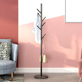 Contemporary Coat Hanger Metal Marble Detached Floor Coat Rack Living Room Clearhalo 'Entry & Mudroom Furniture' 'furn' 'furn_hall_tree_coat_racks' 'Furniture' 'Hall Trees & Coat Racks' 'hall_tree_coat_racks' 1200x1200_dd0d61e5-9936-4abb-b41e-6fe75542b204