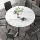 52" Extendable Round Dining Table Modern Adjustable Sintered Stone Top Table with 4 Legs Clearhalo ' dining_table' 'Dining Tables & Seating' 'Dining Tables' 'furn' 'furn_dining_table' 'Furniture' 'furniture_dining_table' 'Kitchen & Dining Furniture' 'kitchen&dining_furn' 'kitchen' 'kitchen_dining_table' 1200x1200_dd0d6fb7-8402-4f39-b835-d20605b85aec