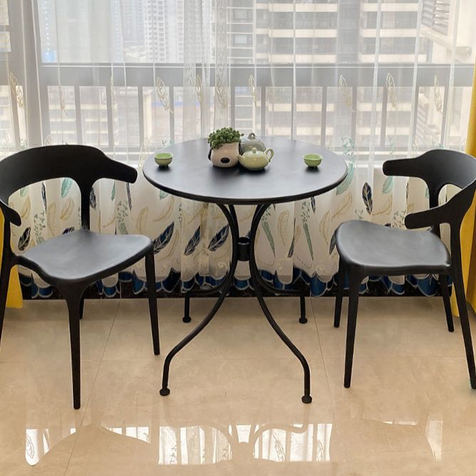 Glam Style Dining Chairs Plastic Dining Armless Side Chair for Kitchen (Set of 4) Clearhalo ' kitchen&dining_furn' 'Dining Chairs' 'Dining Tables & Seating' 'dining_chair' 'furn' 'furn_dining_chair' 'Furniture' 'furniture_dining_chair' 'Kitchen & Dining Furniture' 'kitchen' 1200x1200_dd0f4e96-9ed4-4ea5-ba5a-ab110f80045a