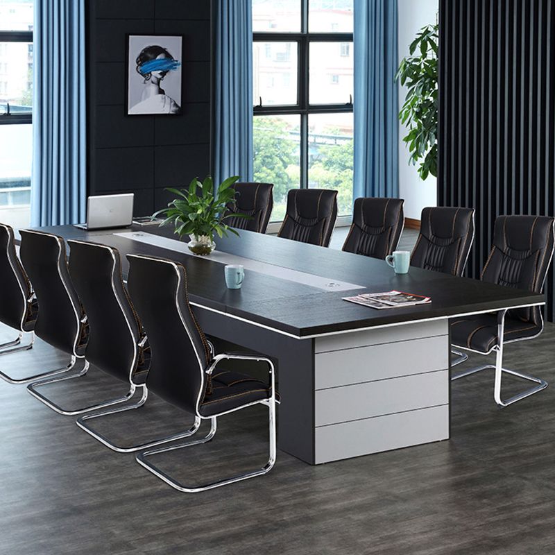 Faux Leather Task Chair Modern High Back Office Chair with Fixed Arms Clearhalo 'furn' 'furn_office_chair' 'Furniture' 'furniture_office_chair' 'Office Chairs' 'Office Furniture' 'office_chair' 1200x1200_dd102619-1d7f-41eb-89f4-c2f6a8bb1a6f