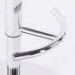 Modern Adjustable Height Swivel Low Back Bar Stool with Metal Base