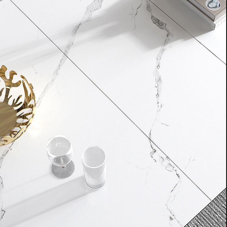 Rectangle Modern DiningRoomTableSet Sintered Stone Top DiningSet with Metallic 4 Legs Base Clearhalo 'Dining Room Sets' 'Dining Tables & Seating' 'dining_room_set' 'furn' 'furn_dining_room_set' 'Furniture' 'furniture_dining_room_set' 'Kitchen & Dining Furniture' 'kitchen&dining_furn' 'kitchen' 1200x1200_dd13b920-699c-455b-8724-c7f314479ef4