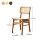 Glam Rattan Patio Dining Chair Open Back Dining Side Chair for Dining Room Clearhalo 'Dining Chairs' 'Dining Tables & Seating' 'dining_chair' 'furn' 'furn_dining_chair' 'Furniture' 'furniture_dining_chair' 'Kitchen & Dining Furniture' 1200x1200_dd155c08-7f1d-4f86-bdeb-30cc8335019a