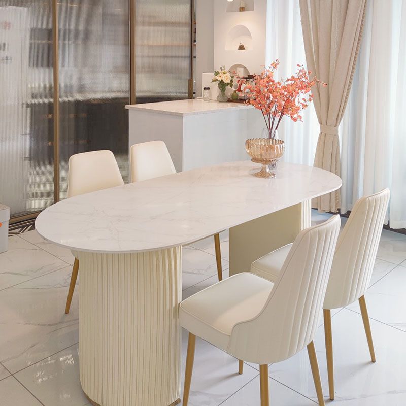 Chaise scandinave à dossier solide sans accoudoirs, pour la maison, chaise d'appoint en cuir pour salle à manger