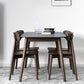 Mesa de comedor moderna de mediados de siglo Mesa de comedor de piedra sinterizada con 4 patas