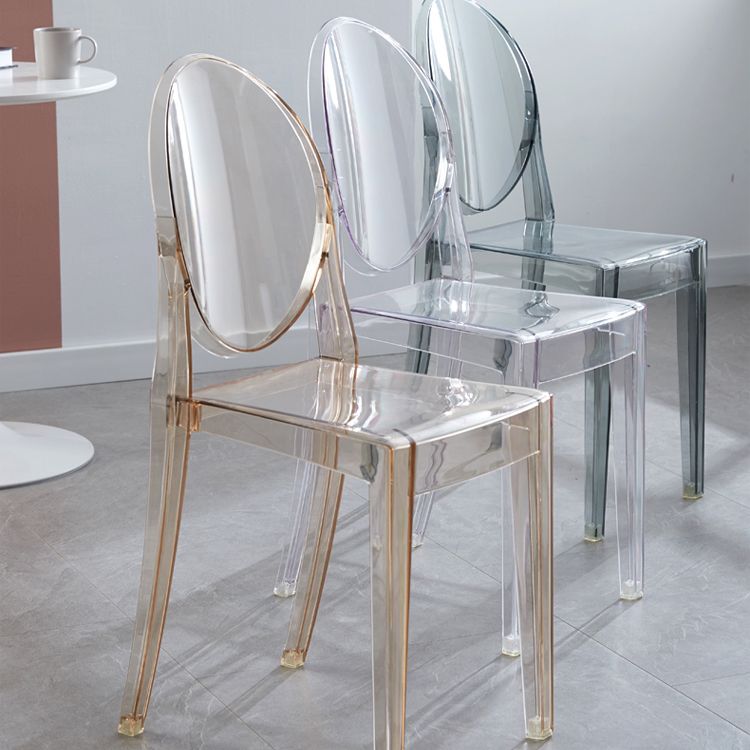 King Louis Back Chair Scandinavian Acryl Dining Kitchen Room fauteuil fauteuil