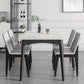 Medieval Modern Sintered Stone Top Dining Table Rectangle Table with 4 Legs Clearhalo 'Dining Tables & Seating' 'Dining Tables' 'dining_table' 'furn' 'furn_dining_table' 'Furniture' 'furniture_dining_table' 'Kitchen & Dining Furniture' 1200x1200_dd21135c-4809-4d80-bfe6-4d7501f7ef3e