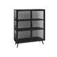 Multi-shelf Display Cabinet Industrial Storage Cabinet for Dining Room