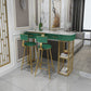 Faux Marble Counter Height Pub Set 1/2/3 Pieces Bar Stool and Table Set Clearhalo 'Bar Furniture' 'furn' 'furn_home_bar_bar_sets' 'Furniture' 'Home Bars & Bar Sets' 'home_bar_bar_sets' 'Kitchen & Dining Furniture' 1200x1200_dd229e4a-9d20-4217-ba6f-23623f1d449e