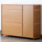 Tabella della credenza in bambù marrone armadio contemporaneo con cassetto