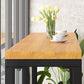 Industrial Table and Stool Set 1/4/7 Pcs Solid Wood Bar Table with Iron Base Stools Clearhalo 'Bar Furniture' 'furn' 'furn_home_bar_bar_sets' 'Furniture' 'Home Bars & Bar Sets' 'home_bar_bar_sets' 'Kitchen & Dining Furniture' 1200x1200_dd232aeb-b3b3-49ff-8140-3e27bd56388e