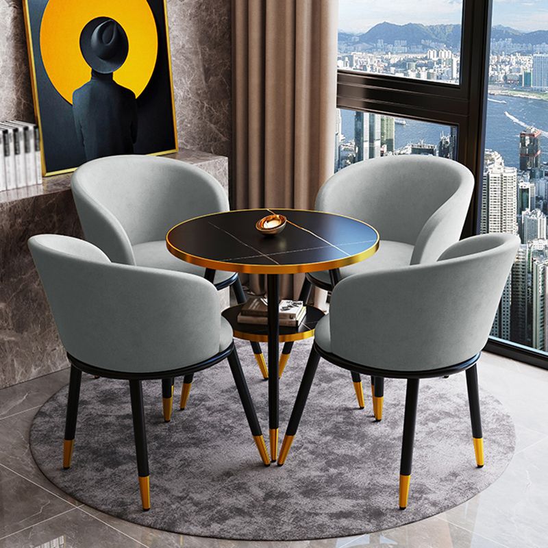 Traditional Luxury Round Dining Table Tripod Base Table for Dining Room Clearhalo ' dining_table' 'Dining Tables & Seating' 'Dining Tables' 'furn' 'furn_dining_table' 'Furniture' 'furniture_dining_table' 'Kitchen & Dining Furniture' 'kitchen&dining_furn' 'kitchen' 'kitchen_dining_table' 1200x1200_dd246a0f-1f2c-4f14-9158-534f5ee76f78