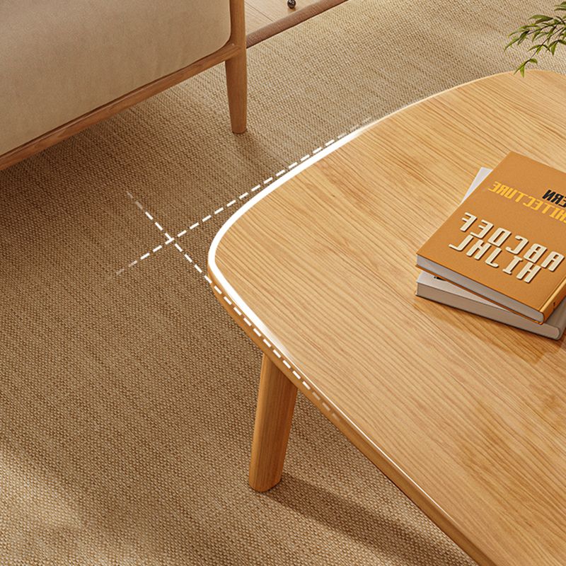 Tavolino laterale contemporaneo da 17 "H -tavolo in legno in legno massiccio