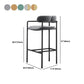 Industrial Upholstered Counter Stool Arm Low Back Bar Chair with Metal Legs Clearhalo 'Bar Furniture' 'Bar Stools' 'bar_stools' 'furn' 'furn_bar_stools' 'Furniture' 'Kitchen & Dining Furniture' 1200x1200_dd28e910-bf27-404b-9b5d-e040200e31a4
