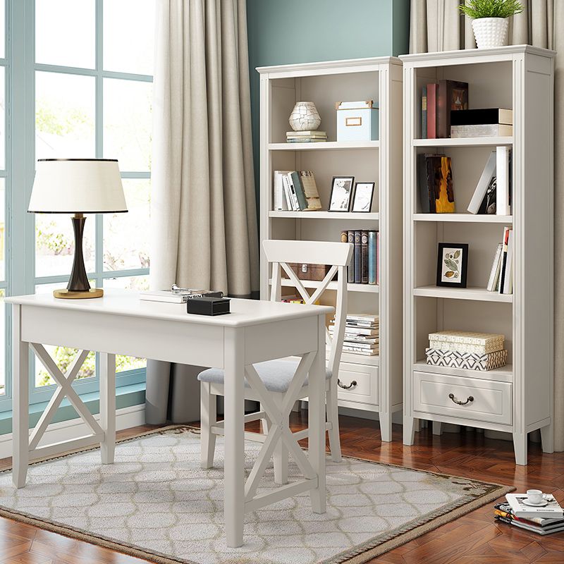 Closed Back Wooden Bookshelf Nordic Study Room Storage Standard Bookcase Clearhalo 'Bookcases' 'furn' 'furn_bookcases' 'Furniture' 'Office Furniture' 1200x1200_dd2b6578-3a1d-4ecd-a012-8ee32663769f