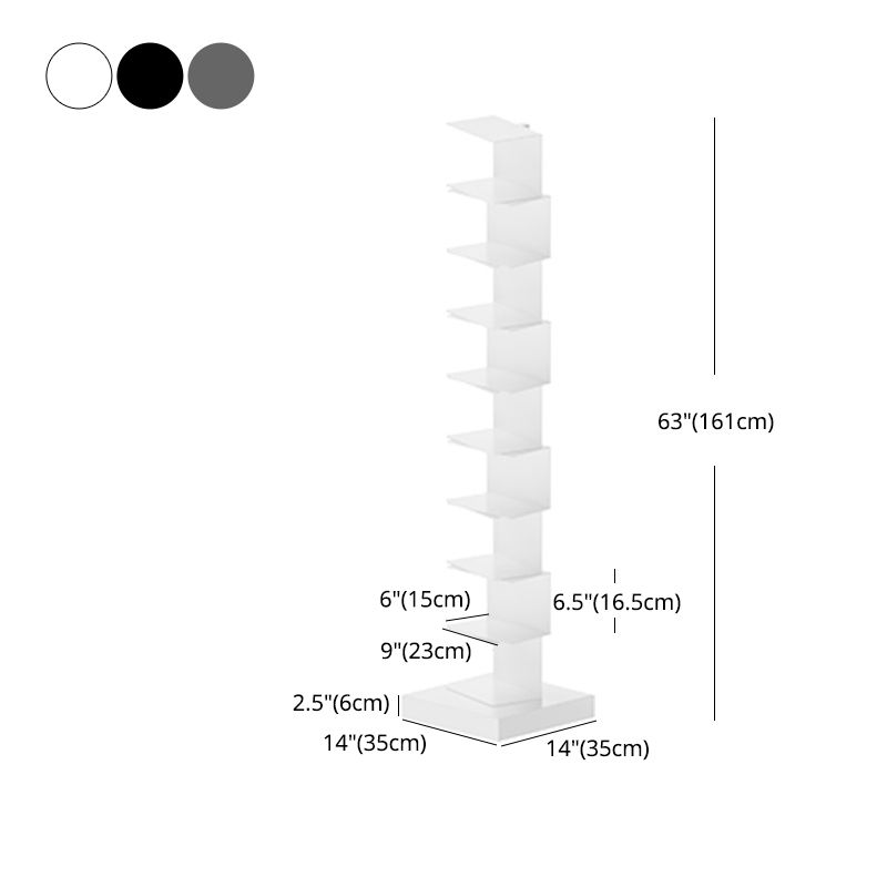 13.78"W Bookshelf Contemporary Style Invisible Bookcase for Home and Office Clearhalo 'Bookcases' 'furn' 'furn_bookcases' 'Furniture' 'furniture_bookcases' 'Office Furniture' 1200x1200_dd30c80b-e99d-451e-b014-084134e9a7fc