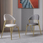 Glam Style Leather Dining Side Chair Open Back Indoor Dining Chair Clearhalo 'Dining Chairs' 'Dining Tables & Seating' 'dining_chair' 'furn' 'furn_dining_chair' 'Furniture' 'furniture_dining_chair' 'Kitchen & Dining Furniture' 1200x1200_dd316f0a-c5d4-49a1-91ea-f92802eaa837