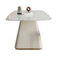 Metal Traditional Luxury Rectangular Dining Table Sintered Stone Table with Pedestal Base Clearhalo ' dining_table' 'Dining Tables & Seating' 'Dining Tables' 'furn' 'furn_dining_table' 'Furniture' 'furniture_dining_table' 'Kitchen & Dining Furniture' 'kitchen&dining_furn' 'kitchen' 'kitchen_dining_table' 1200x1200_dd34eb92-3085-43bf-be49-8b243ffb7397