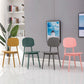 Matte Finish Plastic Dining Side Chair Stackable Open Back Dining Chair Clearhalo ' kitchen&dining_furn' 'Dining Chairs' 'Dining Tables & Seating' 'dining_chair' 'furn' 'furn_dining_chair' 'Furniture' 'furniture_dining_chair' 'Kitchen & Dining Furniture' 'kitchen' 1200x1200_dd38aeaa-7f60-4fe9-aade-5cc7d6293297