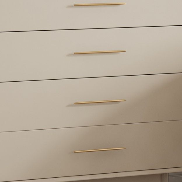 Vaste houten basis witte dressoir kast woonkamer credenza