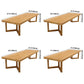 Rectangle Wood Color Dining Table Solid Wood Table Modern with Double Pedestal Clearhalo ' dining_table' 'Dining Tables & Seating' 'Dining Tables' 'furn' 'furn_dining_table' 'Furniture' 'furniture_dining_table' 'Kitchen & Dining Furniture' 'kitchen&dining_furn' 'kitchen' 'kitchen_dining_table' 1200x1200_dd3bedeb-ff66-4057-975c-39aa8fe614a0