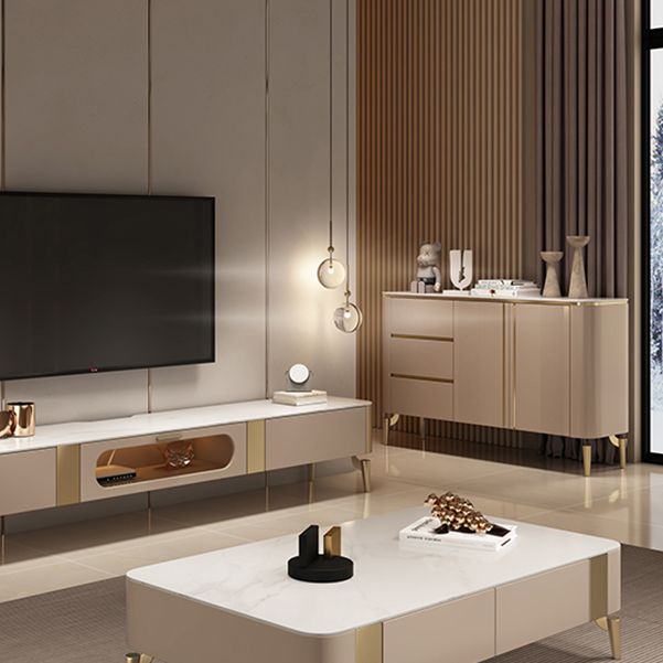 Sideboard moderna Sinterita Sinterita 3 cassetti Sideboard da pranzo con porte per soggiorno