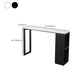 Modern Rectangle Bar Table Set 1/3 Pcs Stone Top Bar Table and Upholstered Stools Clearhalo 'Bar Furniture' 'furn' 'furn_home_bar_bar_sets' 'Furniture' 'Home Bars & Bar Sets' 'home_bar_bar_sets' 'Kitchen & Dining Furniture' 1200x1200_dd401dc2-2206-47eb-84c4-36799915b91d