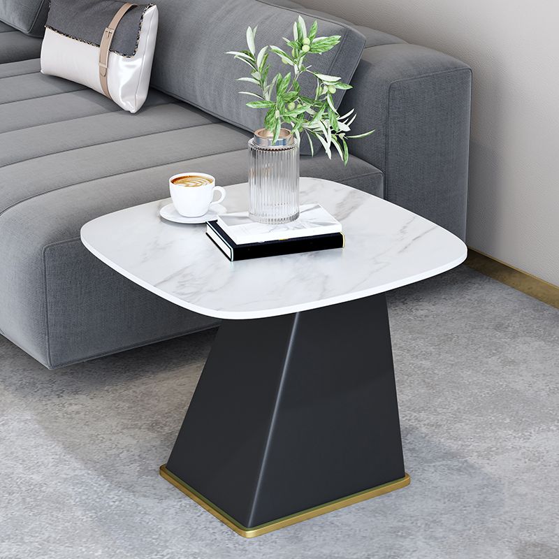 23.6" Floor Solid Wood Side Table Modern Multi - Color Marble Side Accent Table Clearhalo 'Coffee & Accent Tables' 'End & Side Tables' 'end_side_table' 'end_side_tables' 'furn' 'furn_end_side_tables' 'Furniture' 'furniture_end_side_table' 'Living Room Furniture' 1200x1200_dd4170d3-30f0-4dad-9ce0-557c4cb6112d