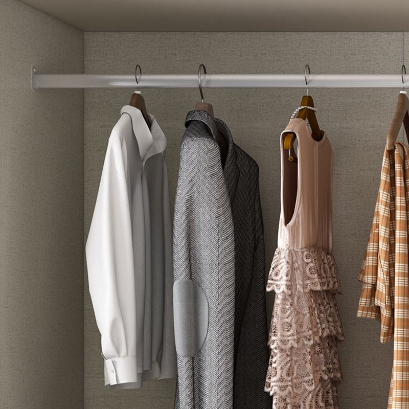 白い固形材のワードローブ鎧モダンスライド2ドアワードローブ