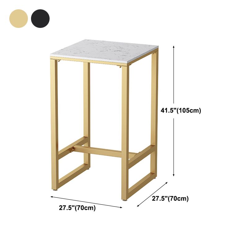 Contemporary Marble Pub Height Dining Table Trestle Indoor Counter Height Dining Table Clearhalo 'Bar Furniture' 'Bar Tables' 'bar_tables' 'furn' 'furn_bar_tables' 'Furniture' 'furniture_bar_tables' 'Kitchen & Dining Furniture' 'kitchen&dining_furn' 'kitchen' 1200x1200_dd44e1ee-aa76-4263-9db6-a9ee4541987b