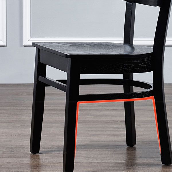 Open Back Armless Dining Chairs Indoor Side Chairs with Wood Legs (Set of 2) Clearhalo ' kitchen&dining_furn' 'Dining Chairs' 'Dining Tables & Seating' 'dining_chair' 'furn' 'furn_dining_chair' 'Furniture' 'furniture_dining_chair' 'Kitchen & Dining Furniture' 'kitchen' 1200x1200_dd44e9ad-05c9-412f-b6a3-77d925aee21f