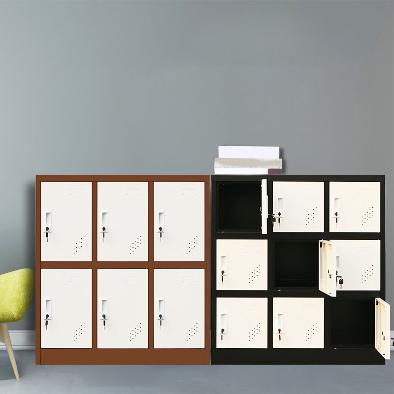 Armario de metal de vestuario de estilo moderno para el hogar, 35.43 "D x 16.54" W x 39.37 "H