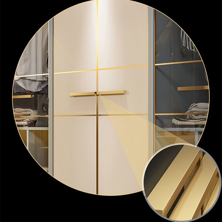 Modern Style Wood Wardrobe Wood Wardrobe with Shelves Armoire Wardrobe Closet Clearhalo 'Armoires & Wardrobes' 'armoires_wardrobes' 'Bedroom Furniture' 'furn' 'furn_armoires_wardrobes' 'Furniture' 1200x1200_dd470cc3-7595-4d2c-9ba2-7e07c7d91fc2