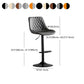Dining Room Nordic Leather Bar Stool Modern Adjustable Height Stool Clearhalo 'Bar Furniture' 'Bar Stools' 'bar_stools' 'furn' 'furn_bar_stools' 'furniture_bar_stools' 'Kitchen & Dining Furniture' 'kitchen&dining_furn' 'kitchen' 'kitchen_furn' Furniture' 1200x1200_dd47dac7-60a6-4a8e-8a47-30b3f184648e