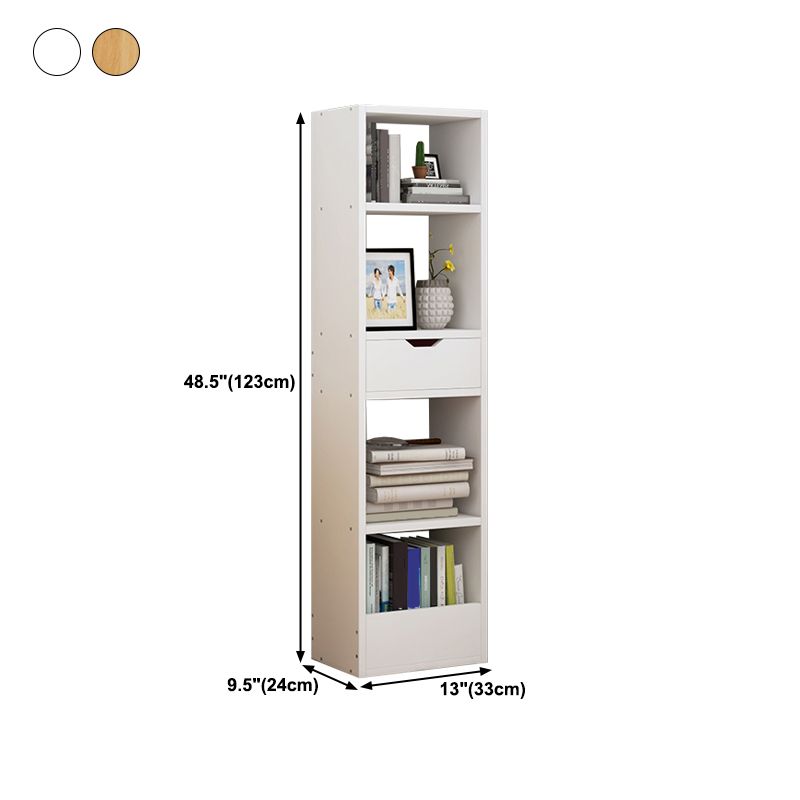 Closed Wooden Bookshelf Modern Home Living Room Corner Bookcase Clearhalo 'Bookcases' 'furn' 'furn_bookcases' 'Furniture' 'Office Furniture' 1200x1200_dd4c4f59-f896-4f3d-9591-df22554249f3