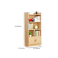 Modern Floor Vertical Bookshelf Brown Closed Back Wooden Shelf Bookcase for Bedroom Clearhalo 'Bookcases' 'furn' 'furn_bookcases' 'Furniture' 'Office Furniture' 1200x1200_dd4cc303-ee45-44ba-a3d4-ef38116cfa73
