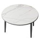 Modern Sintered Stone Dining Table Round Table with 4 Legs for Home Use Clearhalo ' dining_table' 'Dining Tables & Seating' 'Dining Tables' 'furn' 'furn_dining_table' 'Furniture' 'furniture_dining_table' 'Kitchen & Dining Furniture' 'kitchen&dining_furn' 'kitchen' 'kitchen_dining_table' 1200x1200_dd4e4379-e1a4-4c5f-b65d-835b15ff9865