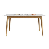 Rectangle 4 Legs Luxury Table Fixed Table with Sintered Stone