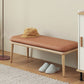 Modern Bench Wood Entryway Bench with Cushioned 39.37" L x 17.71" W x 14.96" H Clearhalo 'Benches' 'Chairs & Seating' 'furn' 'furn_benches' 'Furniture' 'Living Room Furniture' 1200x1200_dd558cd3-231c-4b41-a4fd-89651a8f29cd