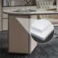 Home Glam Style Writing Desk Pedestal Office Desk with 3 Drawers Clearhalo 'furn' 'furn_office_desk' 'Furniture' 'Office Desks' 'Office Furniture' 'office_desk' 1200x1200_dd56c7e9-aa1a-4f2c-a3dd-c0cf96d1469b