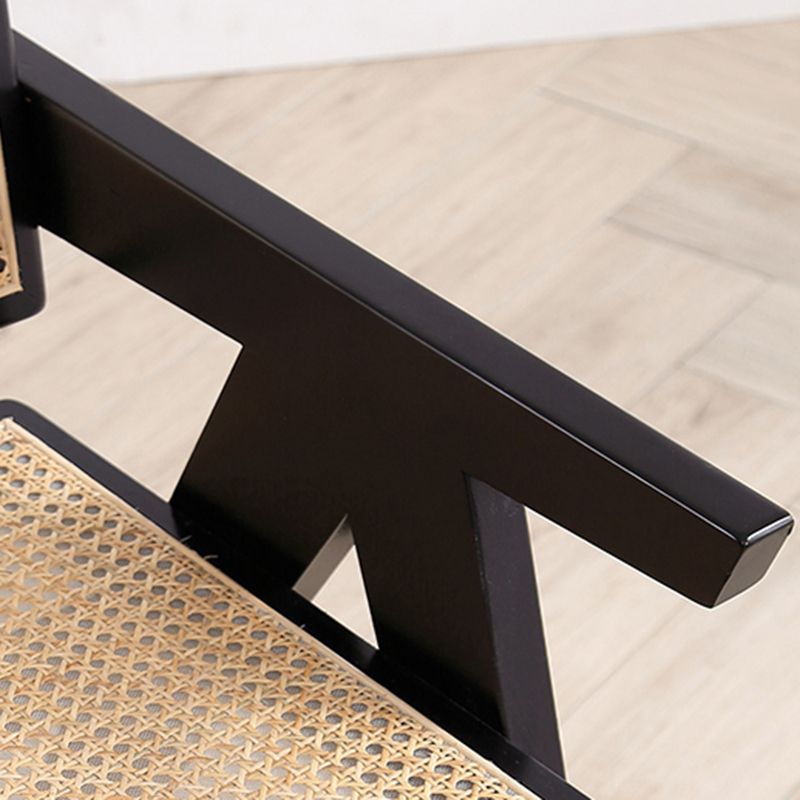 Traditional Wood Dining Chair Coffee Shop Cane Back Dining Chair with Arm Clearhalo ' kitchen&dining_furn' 'Dining Chairs' 'Dining Tables & Seating' 'dining_chair' 'furn' 'furn_dining_chair' 'Furniture' 'furniture_dining_chair' 'Kitchen & Dining Furniture' 'kitchen' 1200x1200_dd56fdc3-3893-4530-814c-d625b3c8370c