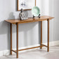 12" Wide Mid-Century Modern Console Table Solid Wood Console Sofa Table Clearhalo 'Console Tables' 'console_tables' 'Entry & Mudroom Furniture' 'furn' 'furn_console_tables' 'Furniture' 1200x1200_dd57ae47-f9e8-409a-884e-40b7a2b6a5f8