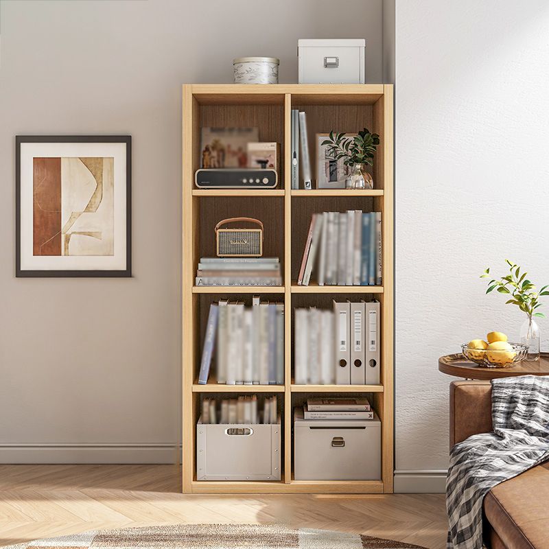 Contemporary Style Bookshelf Closed Back Engineered Wood Shelf Bookcase Clearhalo 'Bookcases' 'furn' 'furn_bookcases' 'Furniture' 'furniture_bookcases' 'kitchen' 'kitchen_bookcases' 'Living Room Furniture' 'Office Furniture' 1200x1200_dd5a85fb-ad1d-497d-9088-ad48fd611fb5